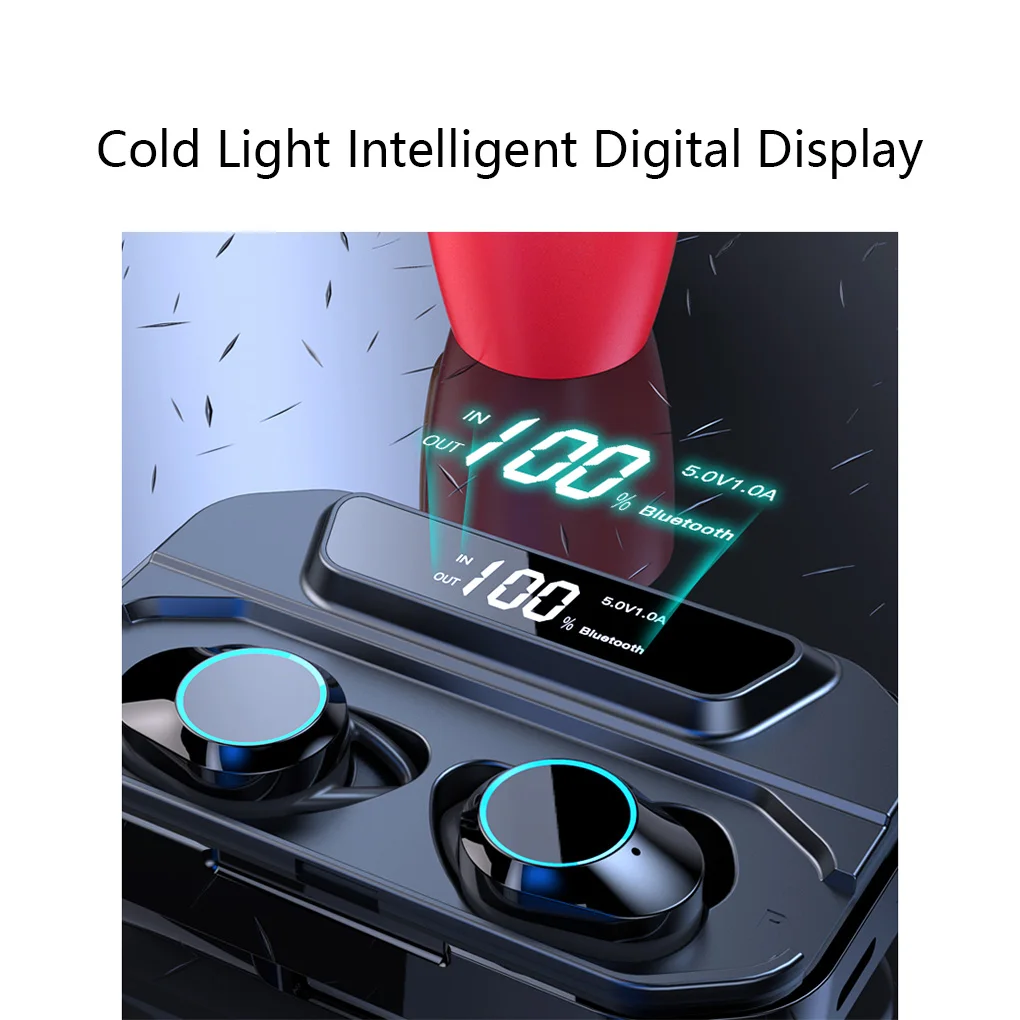 G02 TWS 5.0 Bluetooth 6D Stereo Earphone Wireless Earphones IPX6 Waterproof Earphones 3300mAh LED Smart Power Bank Phone Holder
G02 TWS 5.0 Bluetooth 6D Stereo Earphone Wireless Earphones IPX6 Waterproof Earphones 3300mAh LED Smart Power Bank Phone Holder