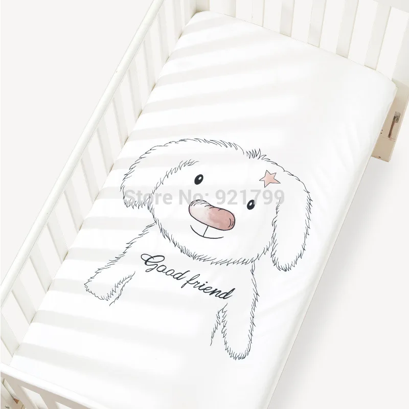 1pcs Baby bed mattress cover 100% cotton baby bed sheet for baby girl boys Fitted Sheet 120x65cm crib bedding
1pcs Baby bed mattress cover 100% cotton baby bed sheet for baby girl boys Fitted Sheet 120x65cm crib bedding