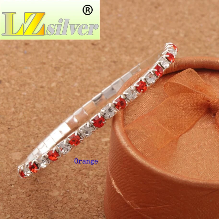 20PCS Colorful Spring Rhinestone Crystal Bracelets Tennis 16Colors 42stones Fit Thin Adult BB72
20PCS Colorful Spring Rhinestone Crystal Bracelets Tennis 16Colors 42stones Fit Thin Adult BB72
