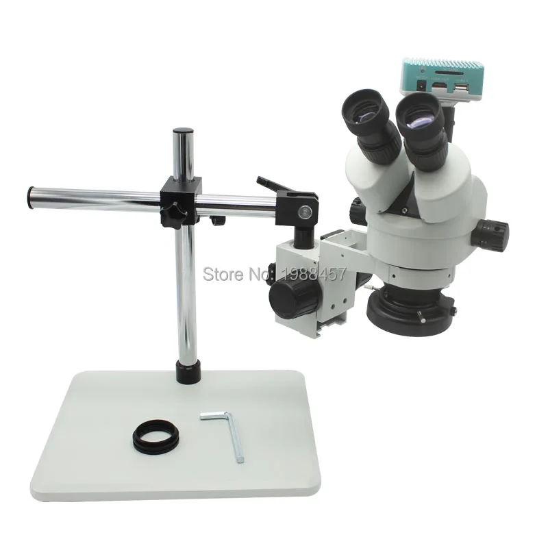 1080P 60FPS HDMI USB Microscope Camera SD Card Storage+Trinocular Stereo Microscope 7X-45X Continuous Zoom Magnification+LED
1080P 60FPS HDMI USB Microscope Camera SD Card Storage+Trinocular Stereo Microscope 7X-45X Continuous Zoom Magnification+LED