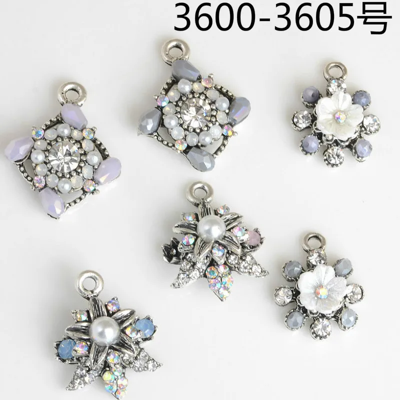 50PCS Hot Full Crystal Flower Charms Alloy Flower Pendant For Handmade Bracelet DIY Fashion Jewelry Accessories Wholesale
50PCS Hot Full Crystal Flower Charms Alloy Flower Pendant For Handmade Bracelet DIY Fashion Jewelry Accessories Wholesale