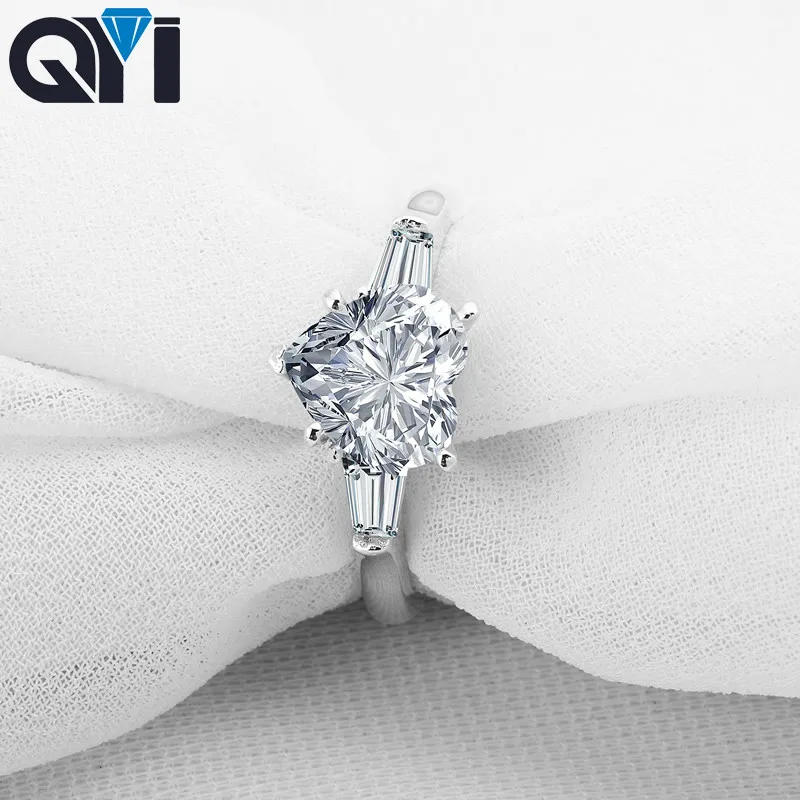 QYI Ring Silver 925 Rings 2 ct Heart Cut Fashion Women Engagement Jewelry Zircon Female Wedding Finger Flower Rings
QYI Ring Silver 925 Rings 2 ct Heart Cut Fashion Women Engagement Jewelry Zircon Female Wedding Finger Flower Rings