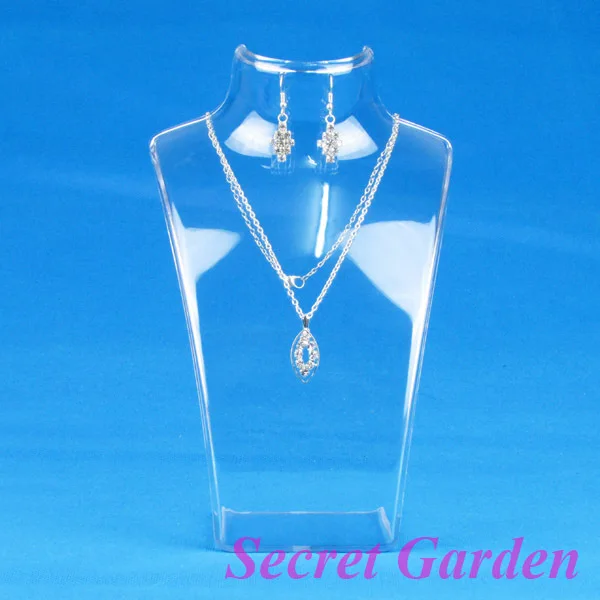 Wholesale 2 Elegant High Quality Clear View Plastic Jewellery Earring Necklace Display Stand Holder
Wholesale 2 Elegant High Quality Clear View Plastic Jewellery Earring Necklace Display Stand Holder