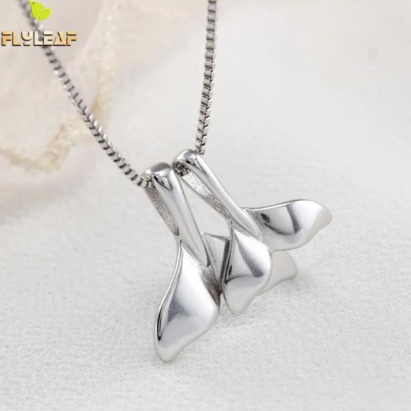 Silver plated Double Whale Tail Necklaces & Pendants For Women Flyleaf Creative Lady Fashion Jewelry
Silver plated Double Whale Tail Necklaces & Pendants For Women Flyleaf Creative Lady Fashion Jewelry