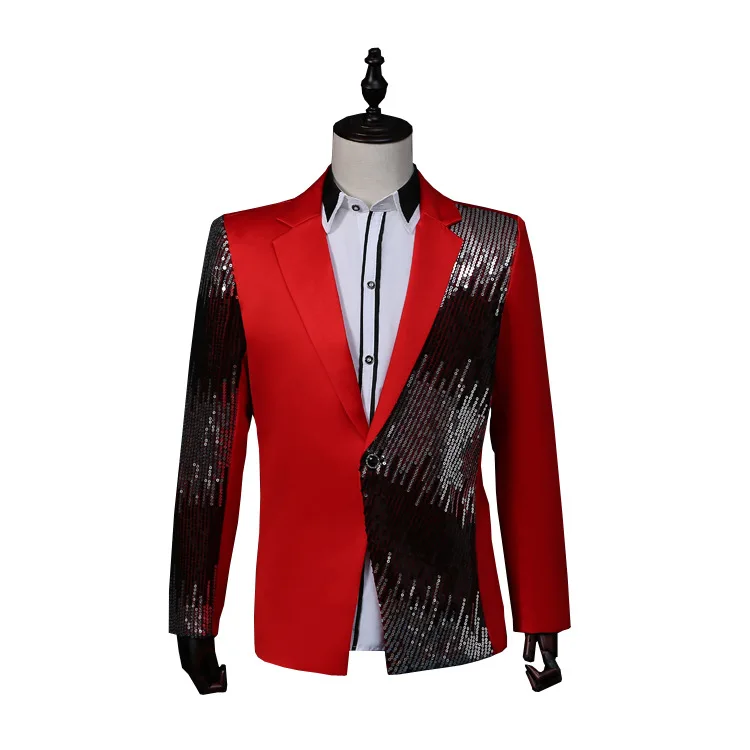 Traje Hombre 2019 Single Row One Button Sequined Suit Top Men Prom Suits Prom Jackets
Traje Hombre 2019 Single Row One Button Sequined Suit Top Men Prom Suits Prom Jackets