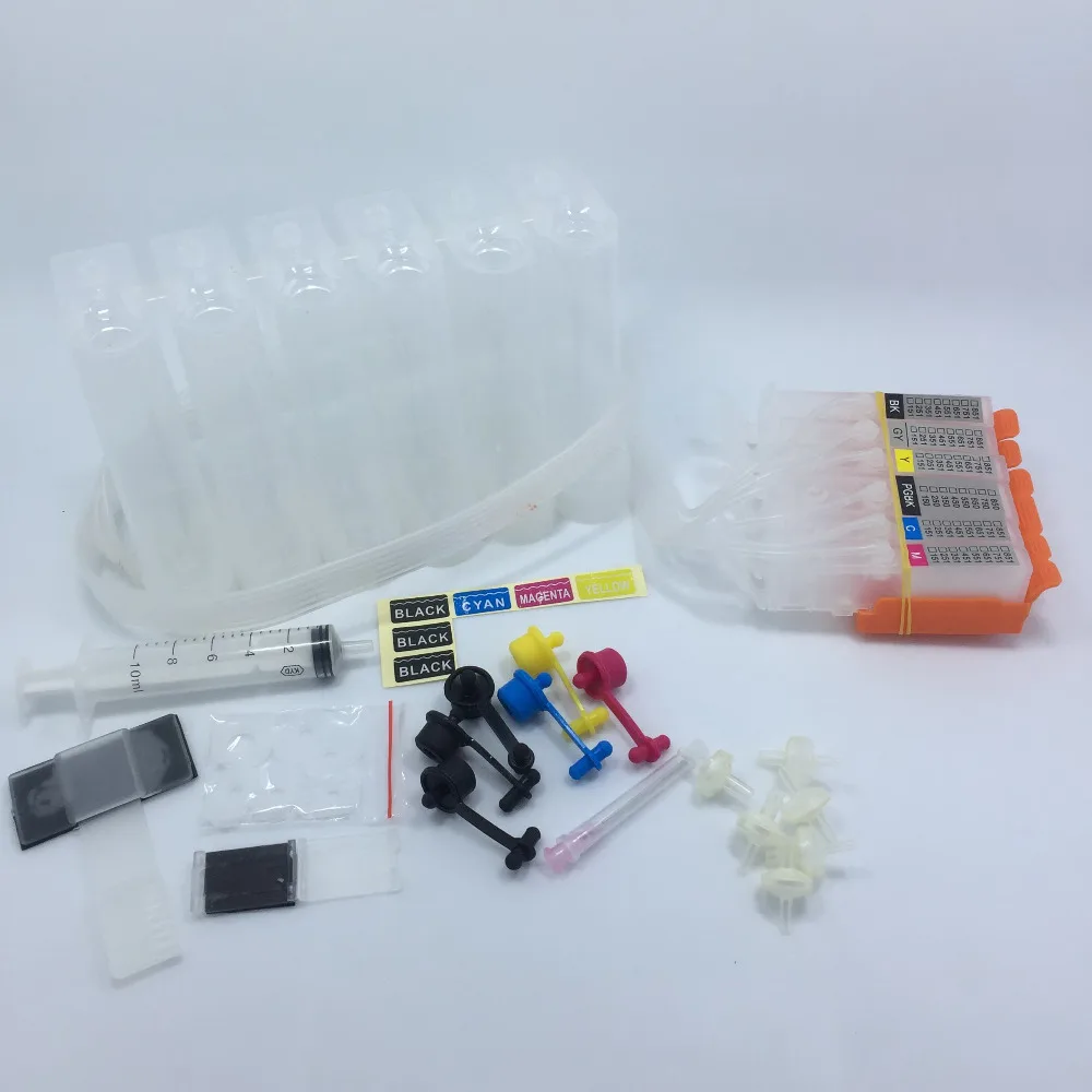 YOTAT 6color PGI450 CISS ink cartridge PGI-450 CLI-451 PGI-450XL for Canon PIXMA MG6340 MG7140 iP8740 MG7540 printer
YOTAT 6color PGI450 CISS ink cartridge PGI-450 CLI-451 PGI-450XL for Canon PIXMA MG6340 MG7140 iP8740 MG7540 printer