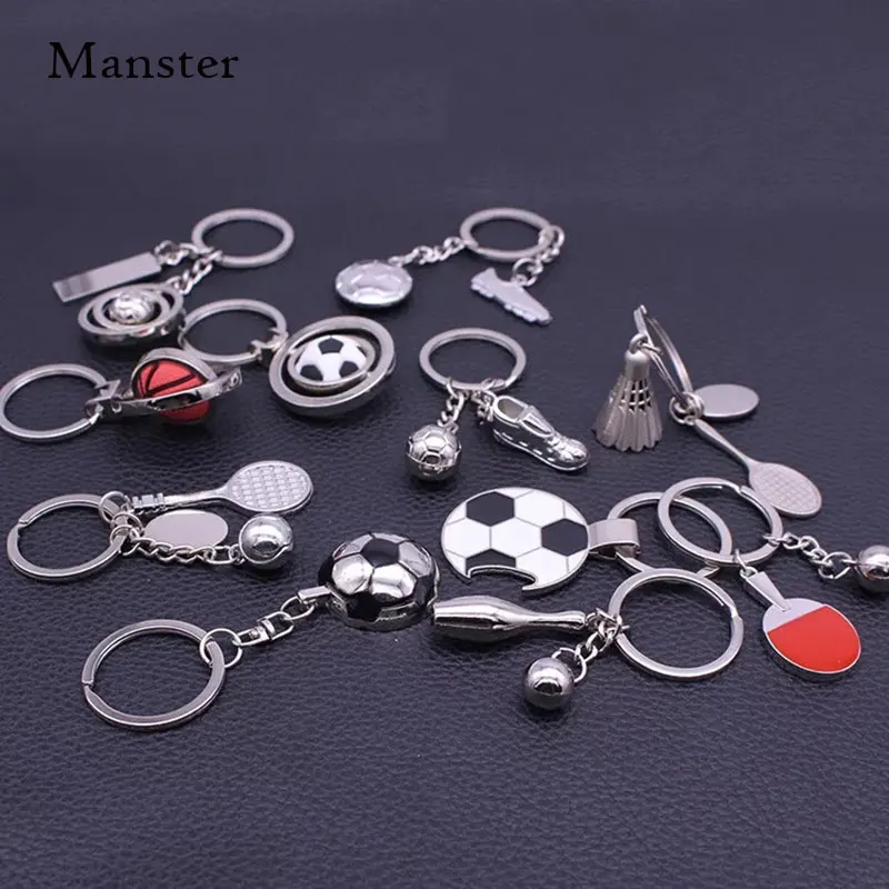 Unique Soccer Football Ball Stainless Steel Metal Hemispherical Keychain Key Bowling Chain Ring Gift Sport Jewelry For Girl Boys
Unique Soccer Football Ball Stainless Steel Metal Hemispherical Keychain Key Bowling Chain Ring Gift Sport Jewelry For Girl Boys