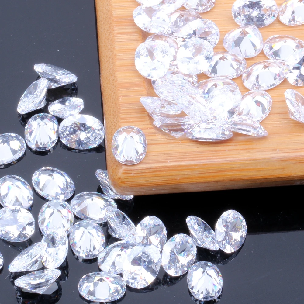 Oval Shape Many Size Glitter Crystal Clear Color Cubic Zirconia Stone Crystal Machine Cut Rhinestones Jewelry Making Decorations
Oval Shape Many Size Glitter Crystal Clear Color Cubic Zirconia Stone Crystal Machine Cut Rhinestones Jewelry Making Decorations