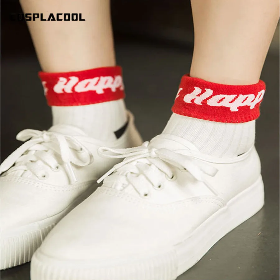 Two kinds of wear cute casual cartoon alphabet korean trend flanging stripe two horizontal lines In the long women socks
Two kinds of wear cute casual cartoon alphabet korean trend flanging stripe two horizontal lines In the long women socks