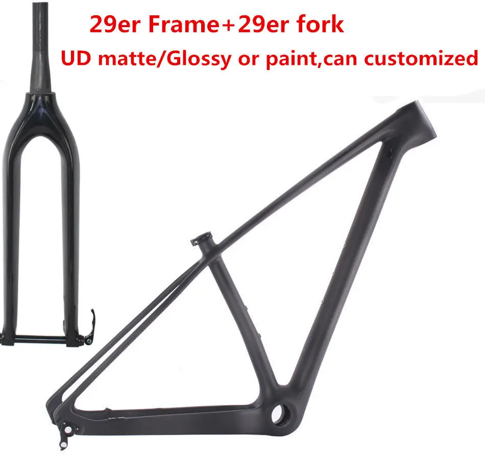 29 дюймов MTB углеродный велосипед OEM Китай 29er углеродная рама с 15 5 "/17"/18