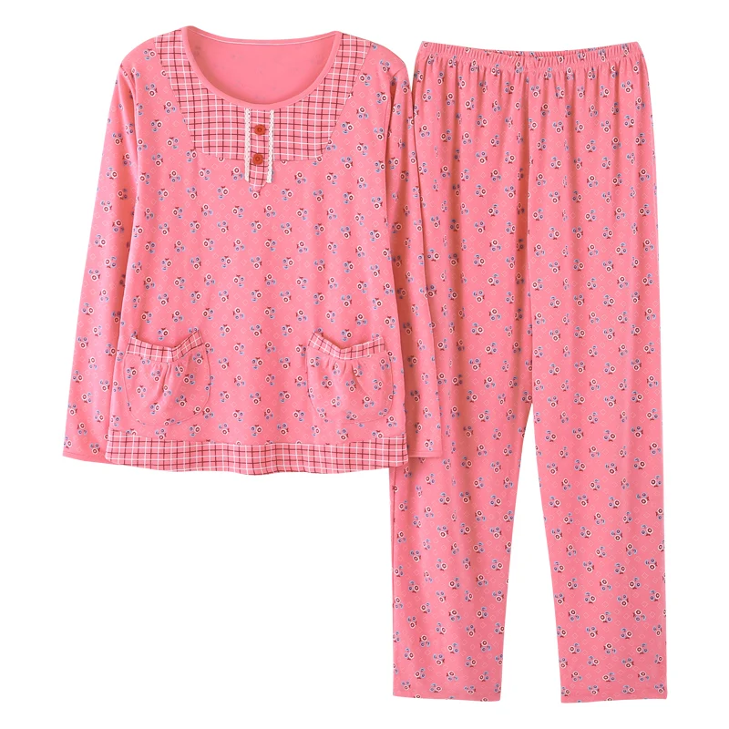 red blue Free shipping women Pajamas sets thick autumn spring women's lace 100% cotton long-sleeve sleepwear M-4xl for 105 kg
red blue Free shipping women Pajamas sets thick autumn spring women's lace 100% cotton long-sleeve sleepwear M-4xl for 105 kg