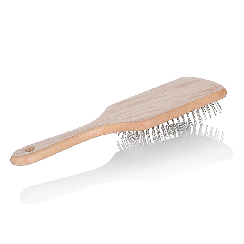 New Wooden Handle Massage Hair Brush with Metal Pins Message Comb with Air Cushion KG66
New Wooden Handle Massage Hair Brush with Metal Pins Message Comb with Air Cushion KG66