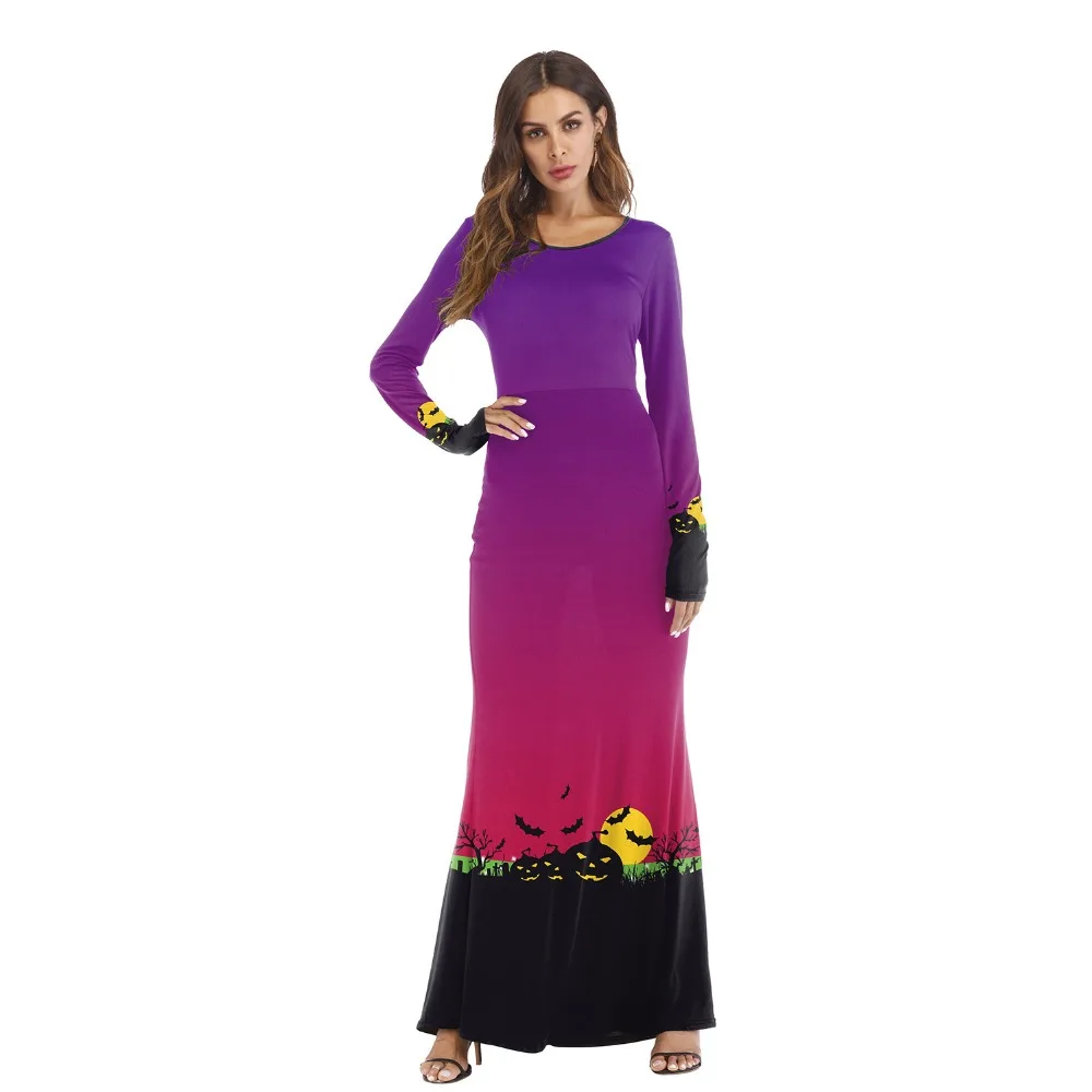 Vampire witch Dress Pumpkin Cosplay Costumes Adult Women fancy Party dresses Halloween Witch Performance Uniform
Vampire witch Dress Pumpkin Cosplay Costumes Adult Women fancy Party dresses Halloween Witch Performance Uniform