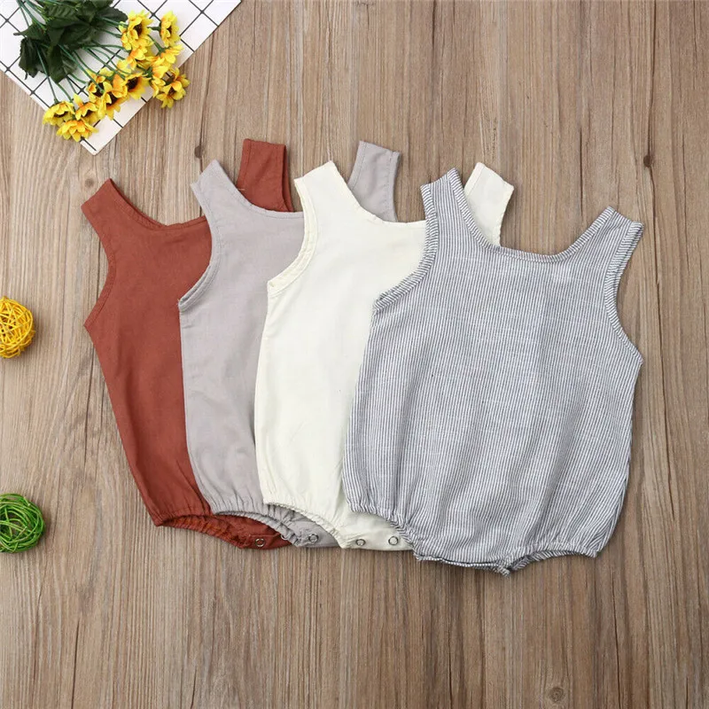 Summer Newborn Baby Girl Boy Clothes Cotton&linen Romper Playsuit Solid Outfits Infant Toddler Clothing Set 0-18M New Casual
Summer Newborn Baby Girl Boy Clothes Cotton&linen Romper Playsuit Solid Outfits Infant Toddler Clothing Set 0-18M New Casual