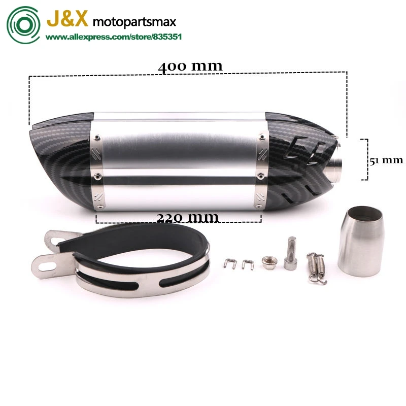 Motorcycle Exhaust Muffler middle Link Pipe Carbon Fiber Exhaust Slip on Escape FOR HONDA NC700 NC750 NC750X 2012-2017
Motorcycle Exhaust Muffler middle Link Pipe Carbon Fiber Exhaust Slip on Escape FOR HONDA NC700 NC750 NC750X 2012-2017