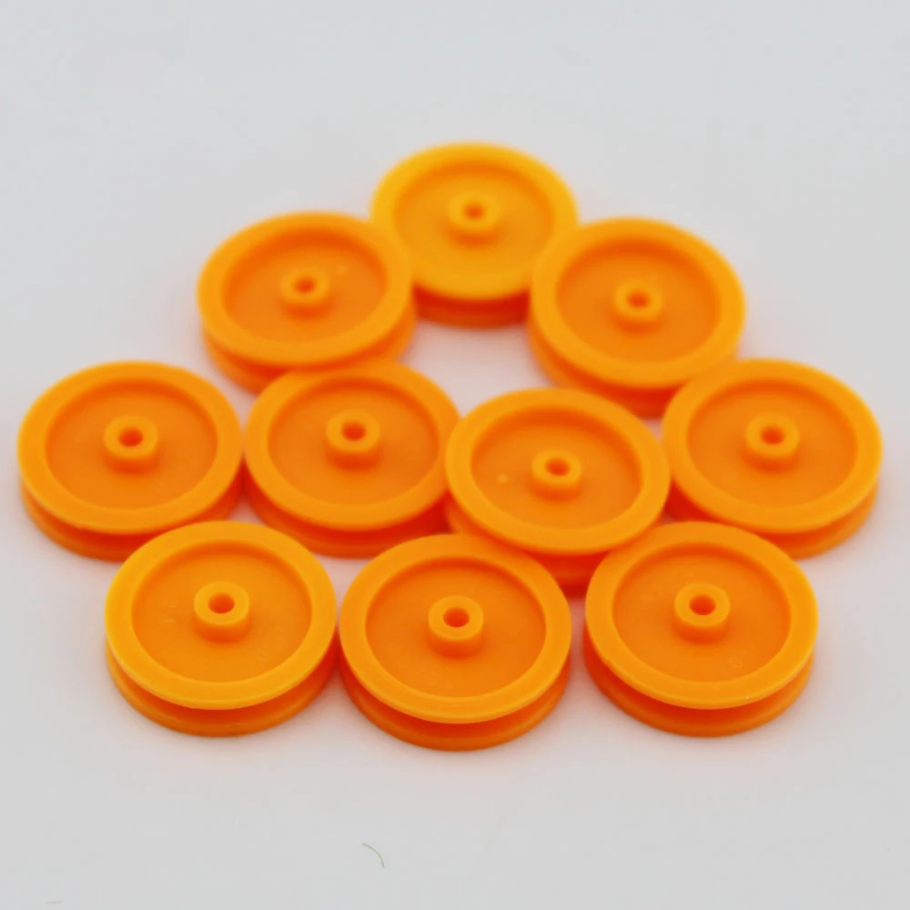 10 pcs 2x17mm 1.9mm Hole Orange Plastic Belt Pulley For DIY RC Toy Car Mini Belt Pulley Reduction Gears
10 pcs 2x17mm 1.9mm Hole Orange Plastic Belt Pulley For DIY RC Toy Car Mini Belt Pulley Reduction Gears