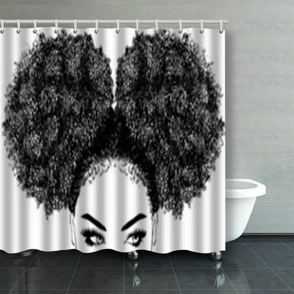 Пользовательские декоративные черные женские вьющиеся волосы африканские