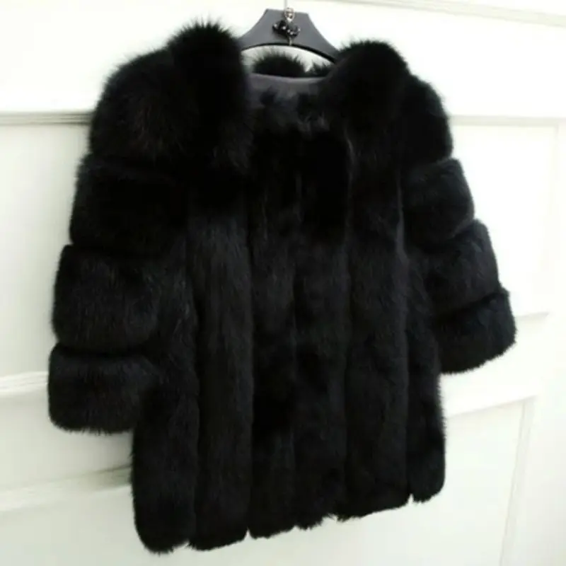 Women Plus Size Thickened Faux Fur Plain Overcoat Solid Color Long Sleeve Open Front Bread Jacket Coat Luxury Elegant Loose Oute
Women Plus Size Thickened Faux Fur Plain Overcoat Solid Color Long Sleeve Open Front Bread Jacket Coat Luxury Elegant Loose Oute