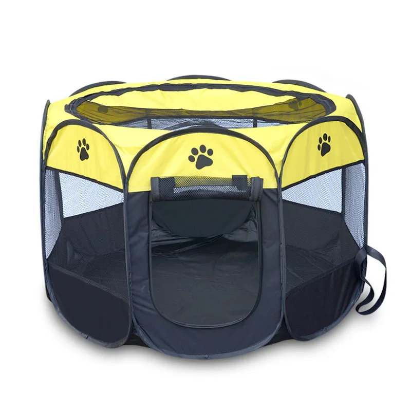 Портативная складная палатка для питомцев манеж собак кошек заборов щенков