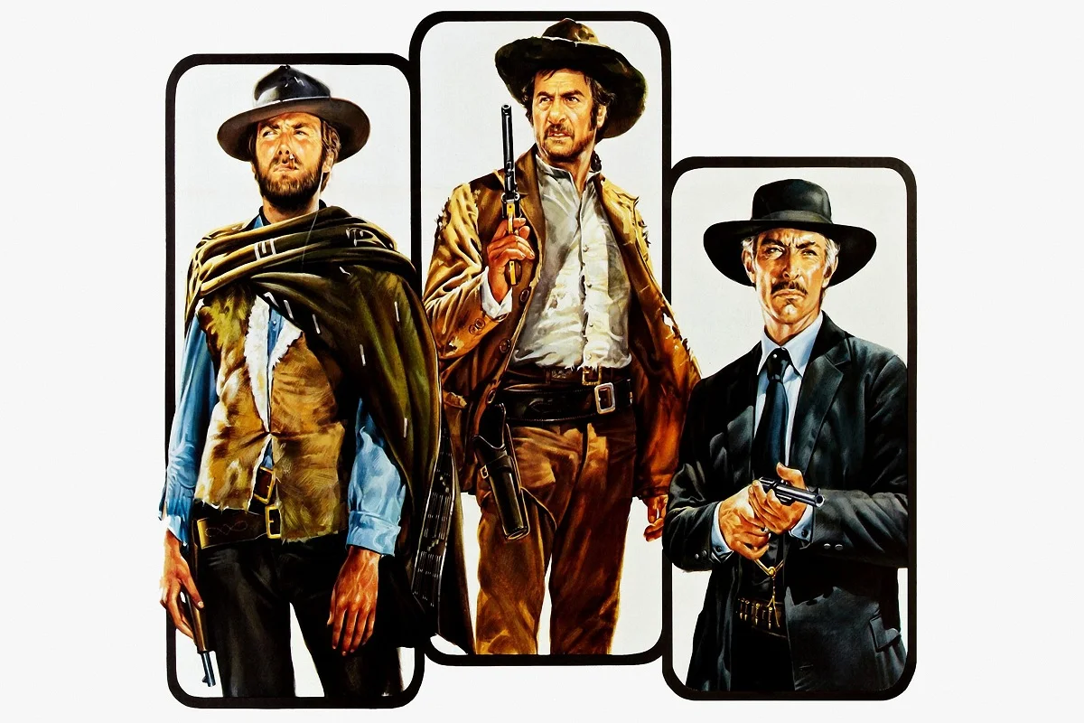 Фильмы актеры Lee Van Cleef Western Eli Wallach MC050 тканевый постер для украшения стен комнаты
