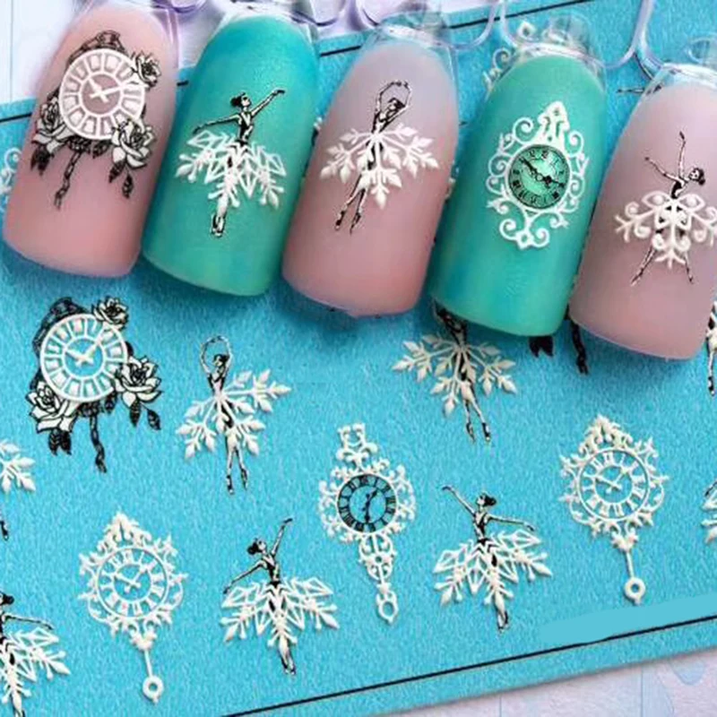 3D Acrylic Engraved Nail Sticker beautiful dancing gril snow shape Water Decals Empaistic Nail Water Slide Decals Z0200
3D Acrylic Engraved Nail Sticker beautiful dancing gril snow shape Water Decals Empaistic Nail Water Slide Decals Z0200
