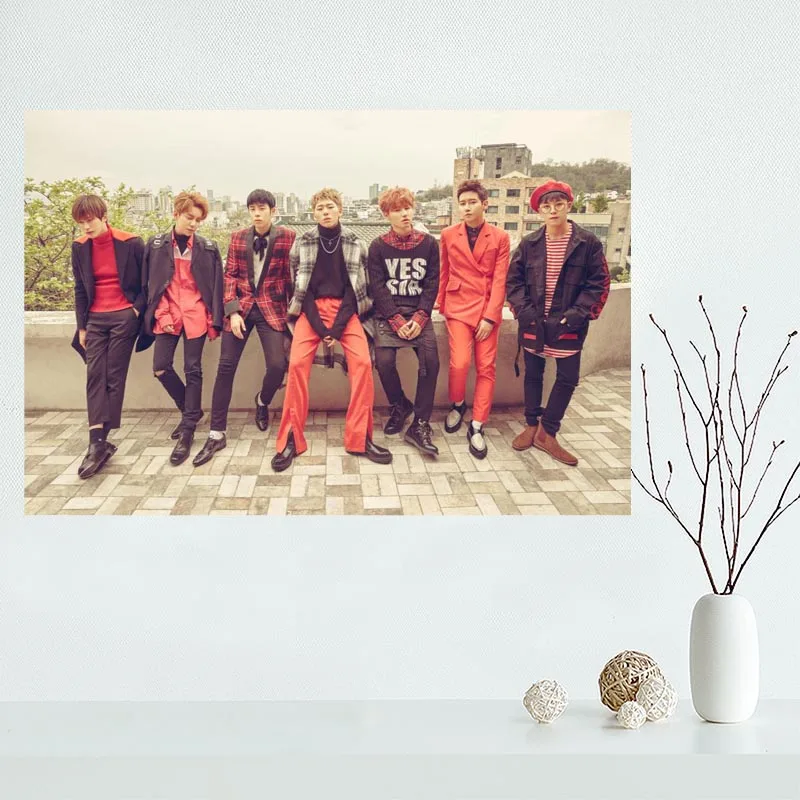 Настенный постер Kpop Block B на заказ для гостиной художественный украшение из