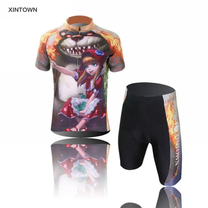 XINTOWN Boys Girls Outdoor Wear Cycling Bike Short Sleeve Kids Clothing Ropa Ciclismo Children Suit Jersey + (Bib )Shorts
XINTOWN Boys Girls Outdoor Wear Cycling Bike Short Sleeve Kids Clothing Ropa Ciclismo Children Suit Jersey + (Bib )Shorts