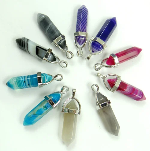 natural stone Quartz Crystal stripe agates Turquoises mixed pillar charms chakra Pendants for diy Jewelry Necklaces Accessories
natural stone Quartz Crystal stripe agates Turquoises mixed pillar charms chakra Pendants for diy Jewelry Necklaces Accessories