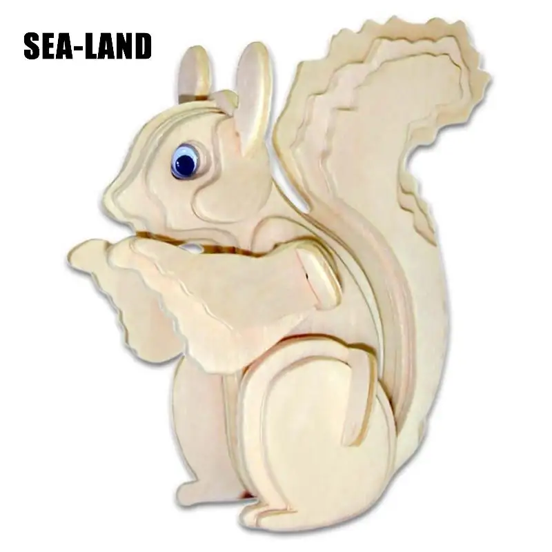 3D Wood Puzzles Creative DIY Laser Cutting 3D Squirrel Mechanical Model Wooden Puzzle Assembly Education Toys Gifts For Children
3D Wood Puzzles Creative DIY Laser Cutting 3D Squirrel Mechanical Model Wooden Puzzle Assembly Education Toys Gifts For Children