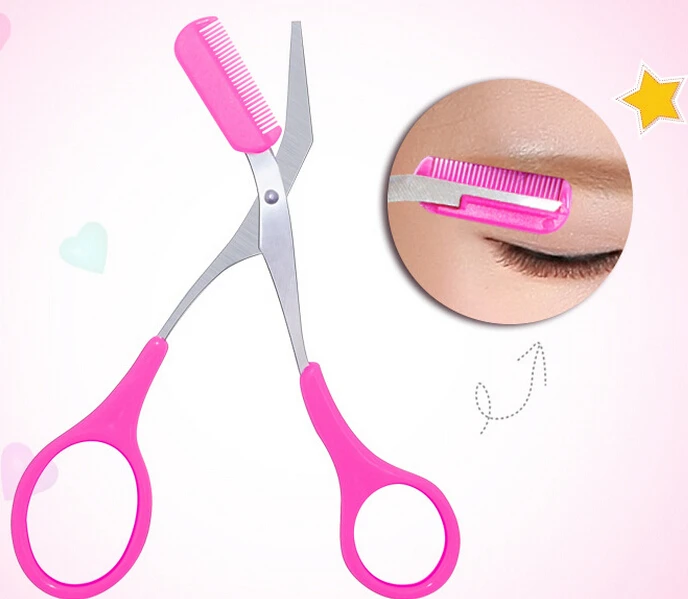 50pcs Eyebrow comb scissors eyebrow shaver with comb eyebrow scissors suit magical eyebrows plucked tool
50pcs Eyebrow comb scissors eyebrow shaver with comb eyebrow scissors suit magical eyebrows plucked tool