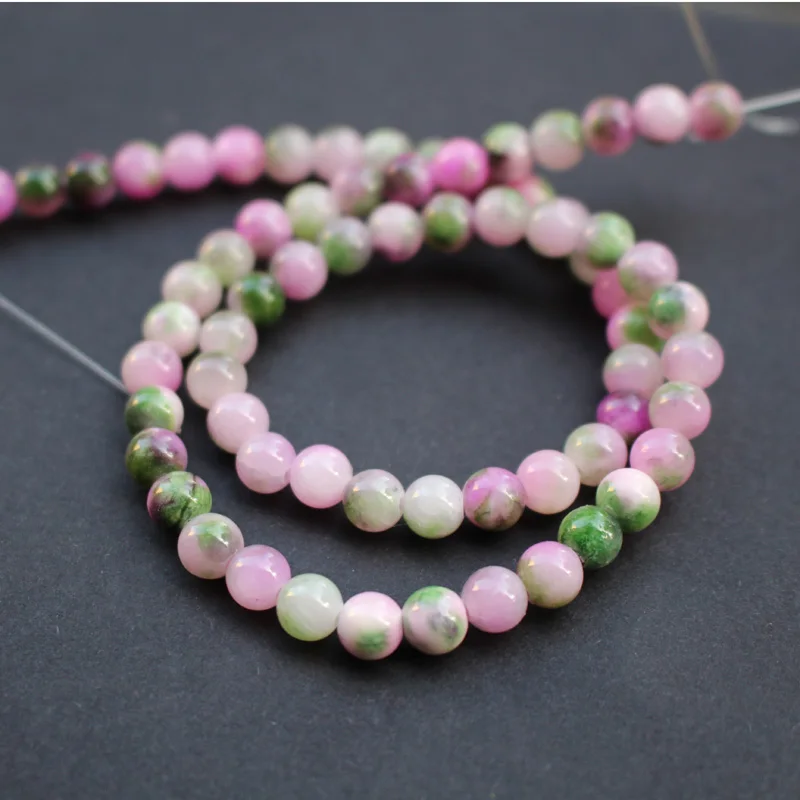Бусины Из Камня диаметром 6 мм и 8 для изготовления ювелирных изделий|stone beads|beads for