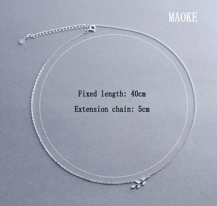 925 Sterling SV Japanese and Korean Wild Leaf Clavicle Necklace for Women's Fashion Gifts
925 Sterling SV Japanese and Korean Wild Leaf Clavicle Necklace for Women's Fashion Gifts