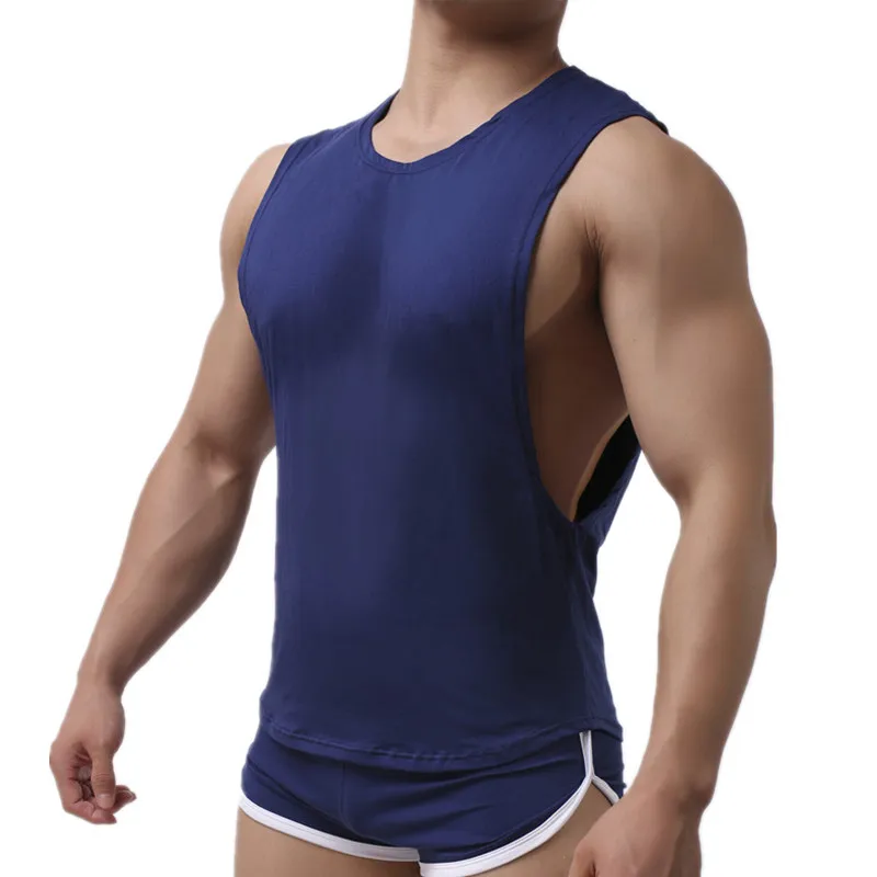 

Gyms Clothing Bodybuilding Tank Top Men Fitness Singlet Sleeveless Shirt Cotton Muscle Guys Brand Undershirt for Boy Vest