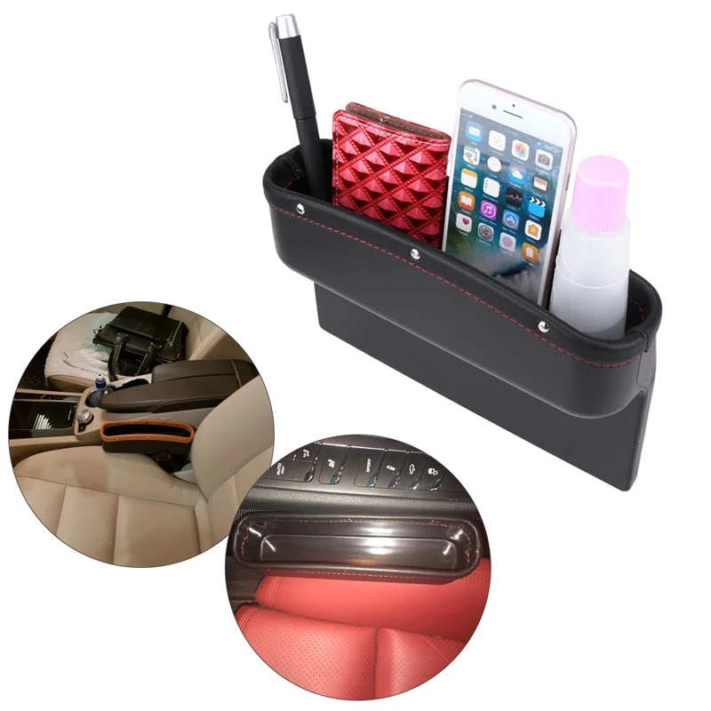 VODOOL Universal PU Leather Car Seat Crevice Pocket Leak-proof Phone Key Wallet Storage Box Car Organizer Seat Side Gap Holder
VODOOL Universal PU Leather Car Seat Crevice Pocket Leak-proof Phone Key Wallet Storage Box Car Organizer Seat Side Gap Holder
