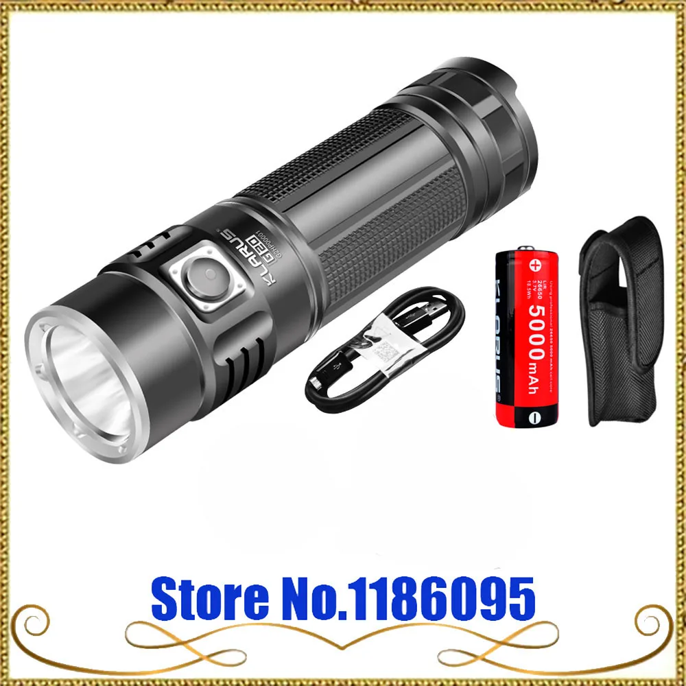 KLARUS G20 CREE XHP70 N4 LED Light Tactical Flashlight USB Rechargeable Torch 3000 Lumens Dual Switch With 26650 Battery
KLARUS G20 CREE XHP70 N4 LED Light Tactical Flashlight USB Rechargeable Torch 3000 Lumens Dual Switch With 26650 Battery