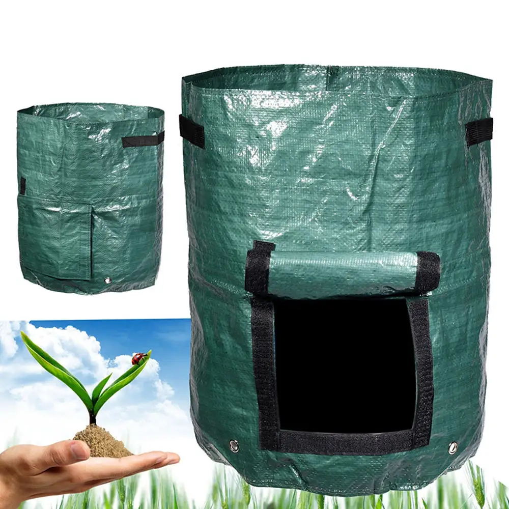 2pcs PE Potato Planting Bag 10/7 Gallons Garden Bucket Gardening Plant Growth Bag Home Garden Supplies Tool
2pcs PE Potato Planting Bag 10/7 Gallons Garden Bucket Gardening Plant Growth Bag Home Garden Supplies Tool