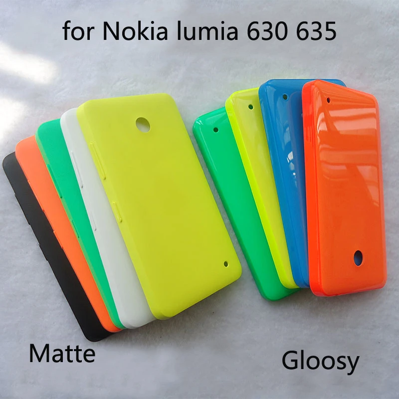 100% Оригинальный Корпус для Nokia Lumia 630 635 636 638 RM 978 RM-1020 RM1027 Новая задняя крышка Крышка