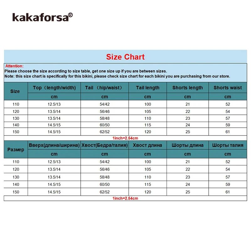 Kakaforsa New 3PCS Kids Girls Mermaid Tail Bikini Set Cute Swimming Suit Lovely Princess Children Baby Mermaid Swimsuit Swimwear
Kakaforsa New 3PCS Kids Girls Mermaid Tail Bikini Set Cute Swimming Suit Lovely Princess Children Baby Mermaid Swimsuit Swimwear