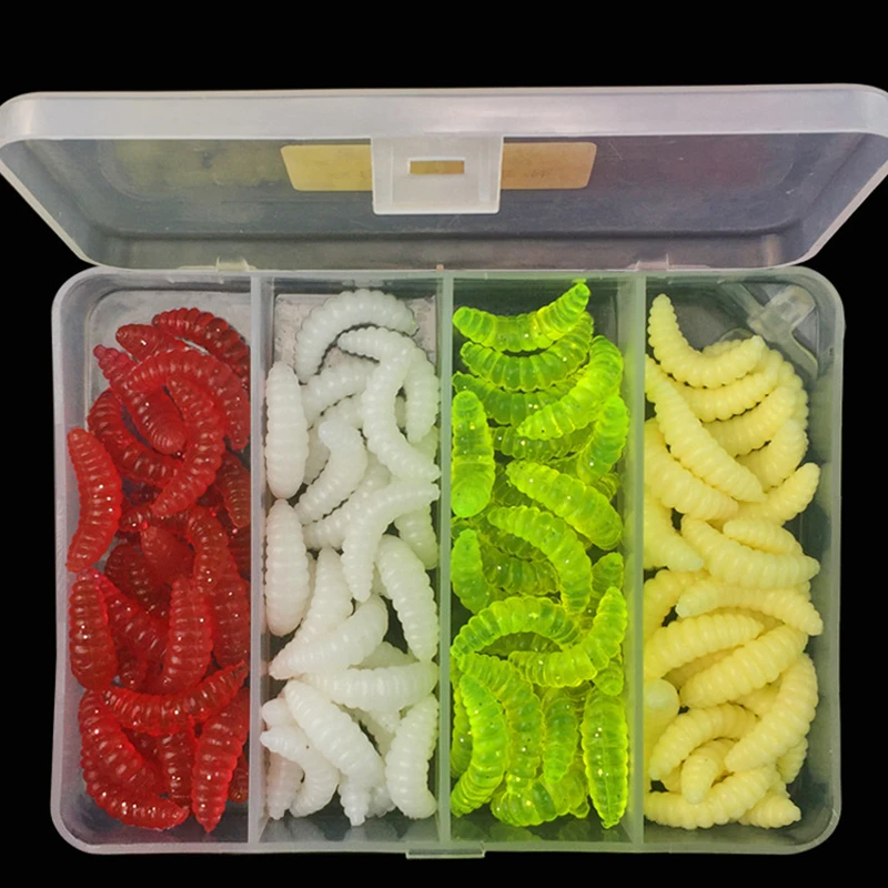 100pcs Wobbler Jigging Fishing Lure Soft Bait Maggot Grub Protein Worm Artificial lure bass fish smell soft baits
100pcs Wobbler Jigging Fishing Lure Soft Bait Maggot Grub Protein Worm Artificial lure bass fish smell soft baits