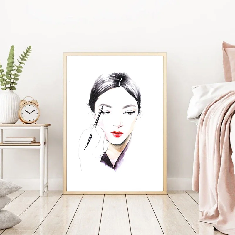 NOOG Fashion Makeup Wall art Poster Nordic Canvas Painting Posters and Prints Pictures For Girl Women Living Room Decor
NOOG Fashion Makeup Wall art Poster Nordic Canvas Painting Posters and Prints Pictures For Girl Women Living Room Decor