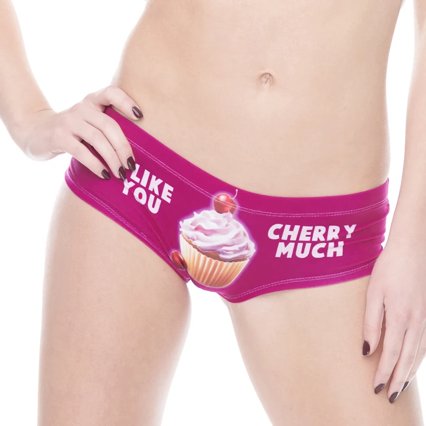 2017 New 3D Printing Dessert Cherry Muffin Sexy Women's Briefs Thong Bragas Culotte Femme Sexy Panties For Women Erotic
2017 New 3D Printing Dessert Cherry Muffin Sexy Women's Briefs Thong Bragas Culotte Femme Sexy Panties For Women Erotic