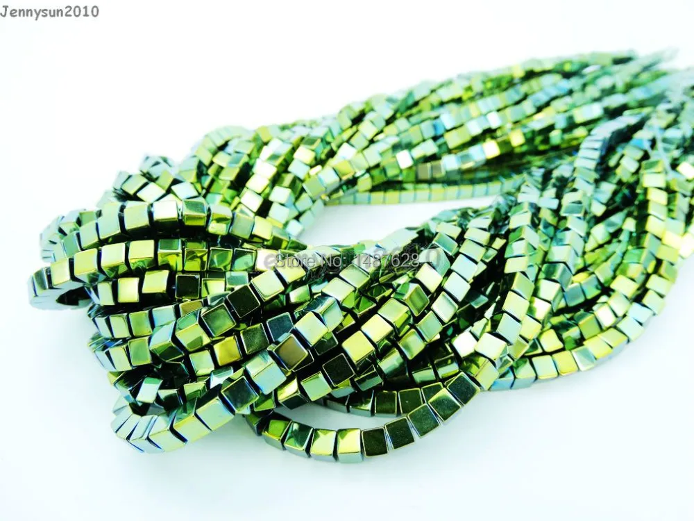Natural Hematite Healing Gems Stones Square Cube 2mm Beads Non Magnetic Metallic Green 15.5'' Jewelry Making 10 Strands/Pack
Natural Hematite Healing Gems Stones Square Cube 2mm Beads Non Magnetic Metallic Green 15.5'' Jewelry Making 10 Strands/Pack