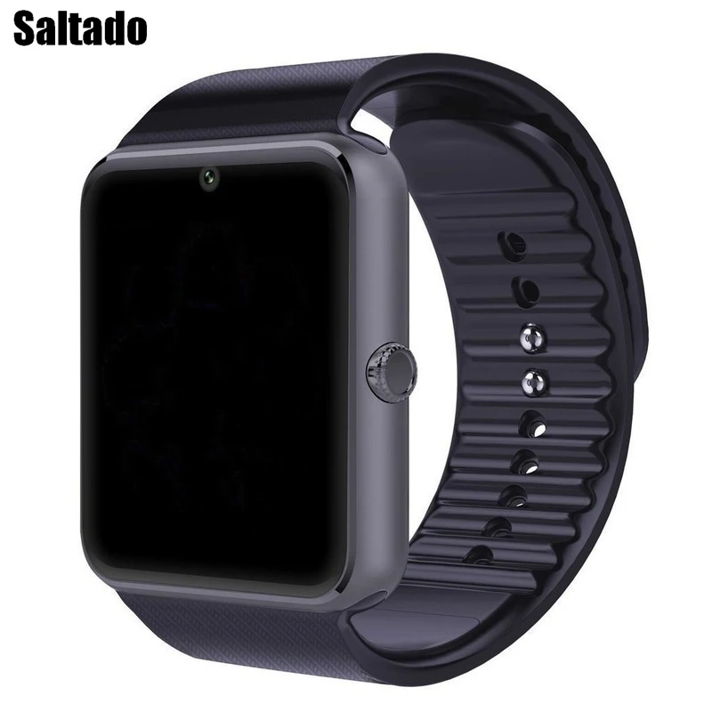 Saltado GT08 Bluetooth Smart часы для Apple iphone IOS Android телефон наручные Smartwatch С Камера sim карта