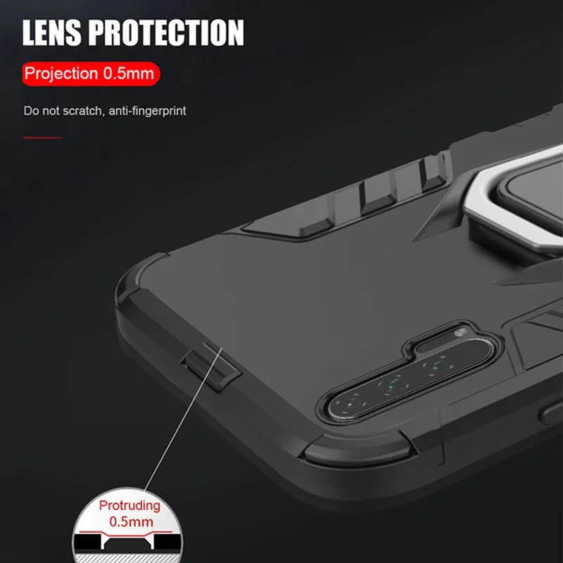 honor 20 Case For Huawei Honor case Armor Ring Magnetic Car Hold Shockproof Bumper Phone Cover 20S PRO | Мобильные телефоны и