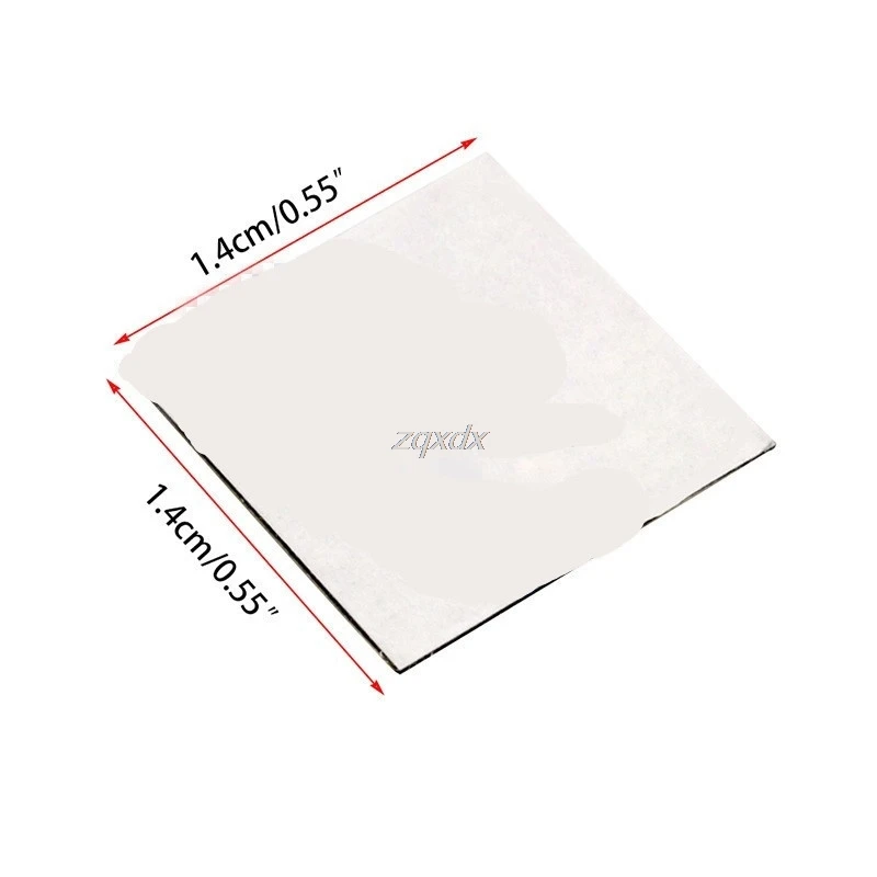 50Pcs 14*14mm Sticker Thermal Double Side Adhesive Tape Heatsink For CPU Screen Whosale&Dropship
50Pcs 14*14mm Sticker Thermal Double Side Adhesive Tape Heatsink For CPU Screen Whosale&Dropship