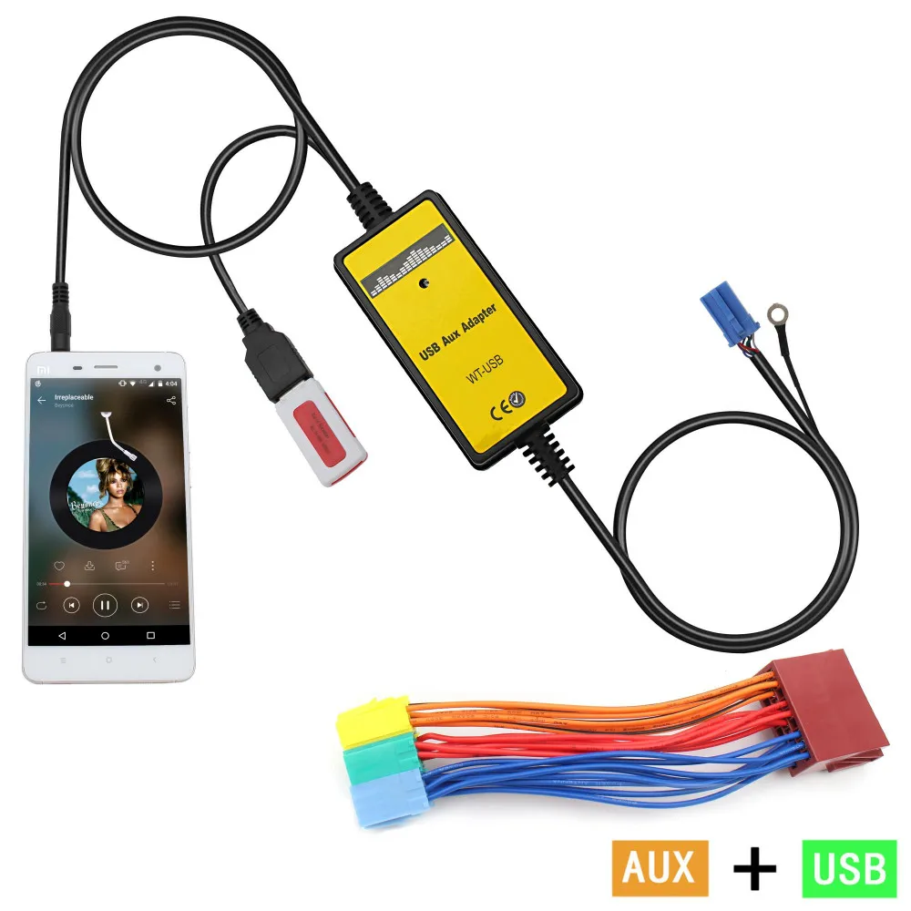 Moonet Car CD adapter mp3 3.5mm AUXiliary TF SD USB Mobile phone music player for 8Pin 2000-05 A2 1998-06 A4/S4 1998-2004 KB004
Moonet Car CD adapter mp3 3.5mm AUXiliary TF SD USB Mobile phone music player for 8Pin 2000-05 A2 1998-06 A4/S4 1998-2004 KB004