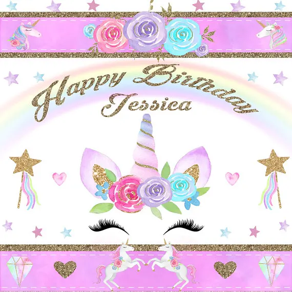 custom happy unicorn party birthday photo background photography backdrops quality vinyl
custom happy unicorn party birthday photo background photography backdrops quality vinyl