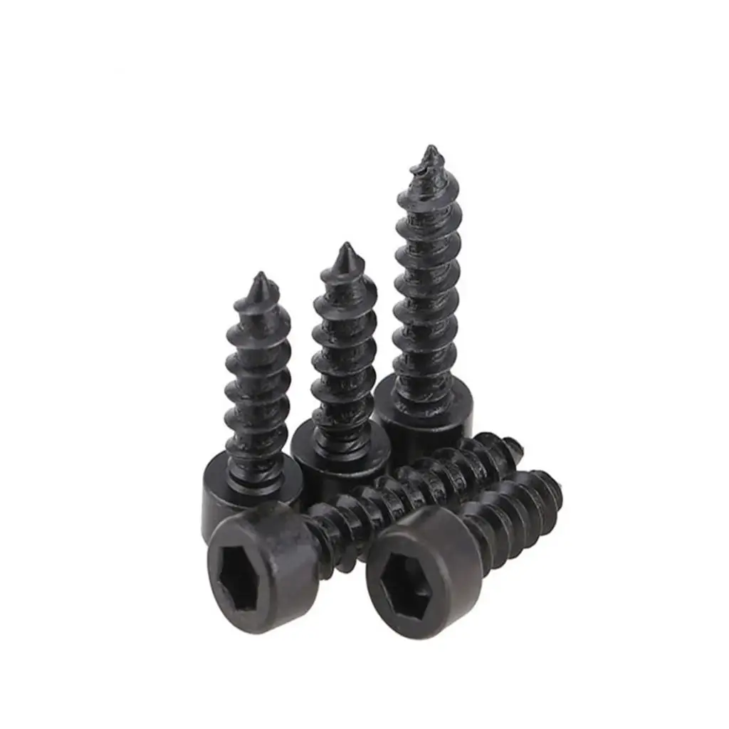 50pcs M6 Carbon Steel With Black Hexagon Socket Cap Head self tapping screw Model Screw M6*(16/20/25/30/35/40/50/60) mm
50pcs M6 Carbon Steel With Black Hexagon Socket Cap Head self tapping screw Model Screw M6*(16/20/25/30/35/40/50/60) mm