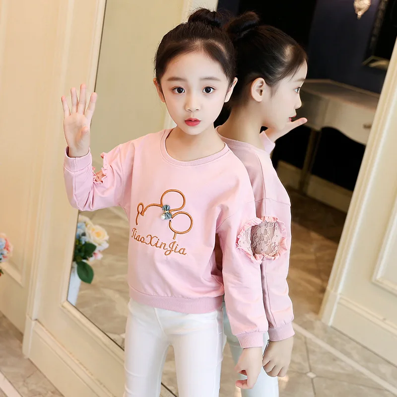Girls' Autumn Korean Cartoon Bottoming Sweater Pure Cotton Embroidery Lace Princess Children's Long Sleeved Blouse
Girls' Autumn Korean Cartoon Bottoming Sweater Pure Cotton Embroidery Lace Princess Children's Long Sleeved Blouse