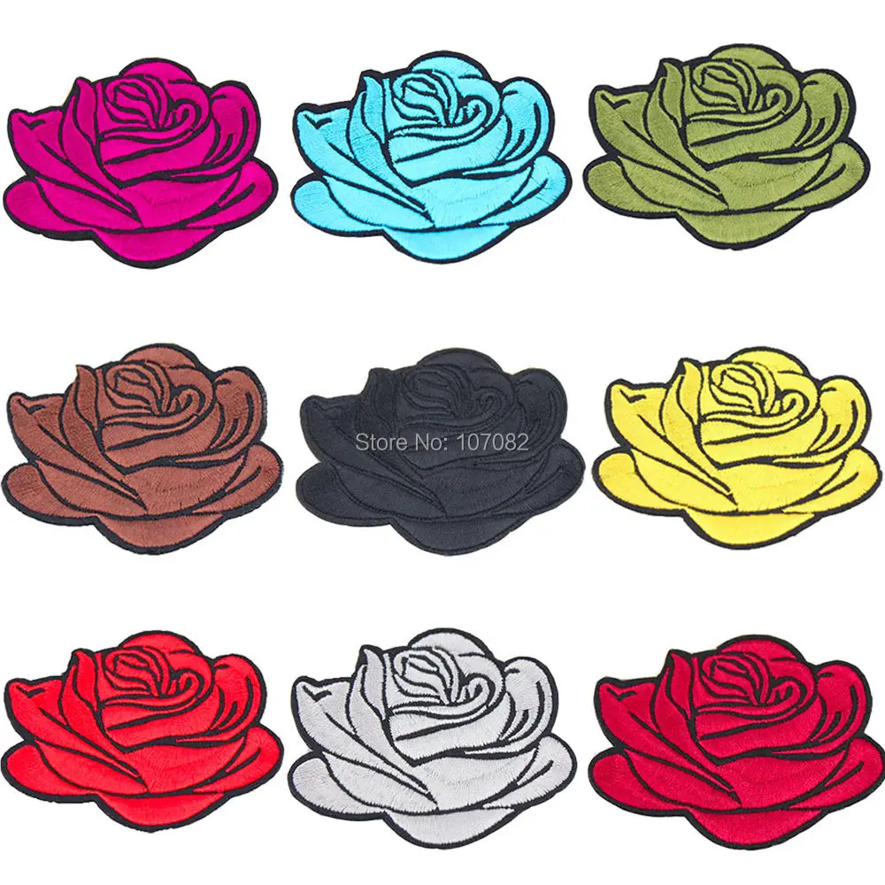 90pcs 7x8cm DIY Embroidered Rose Flower Patches Iron On Applique Badge Sticker For Clothes Sewing Patch Embellishments
90pcs 7x8cm DIY Embroidered Rose Flower Patches Iron On Applique Badge Sticker For Clothes Sewing Patch Embellishments